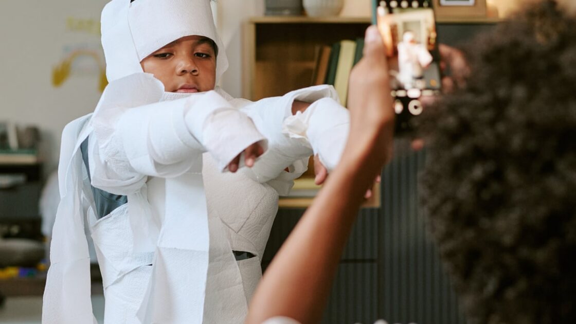 Last-Minute Halloween Costumes Using Household Items