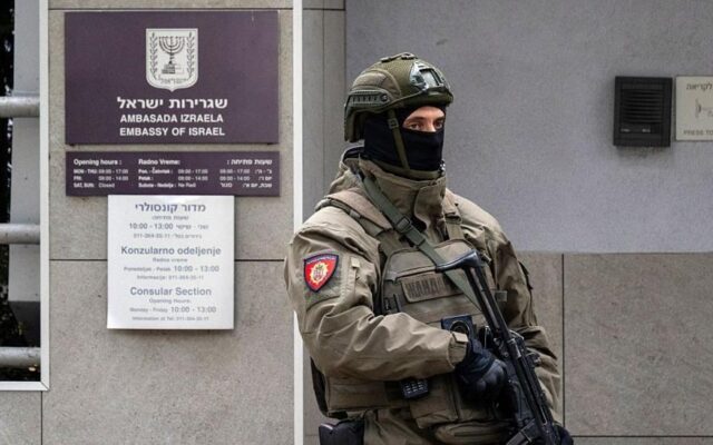 Serbian Police Shoot Attacker Outside Israeli Embassy