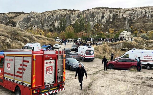 Rock Collapse in Turkey Cappadocia Kills Two Tourists