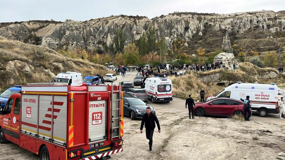 Rock Collapse in Turkey Cappadocia Kills Two Tourists