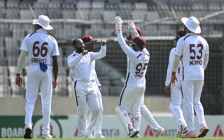 Bangladesh Collapses After Shadman Century in First Test